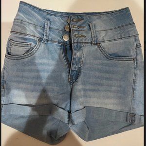 Ibiza High Waisted Push Up Jean Shorts